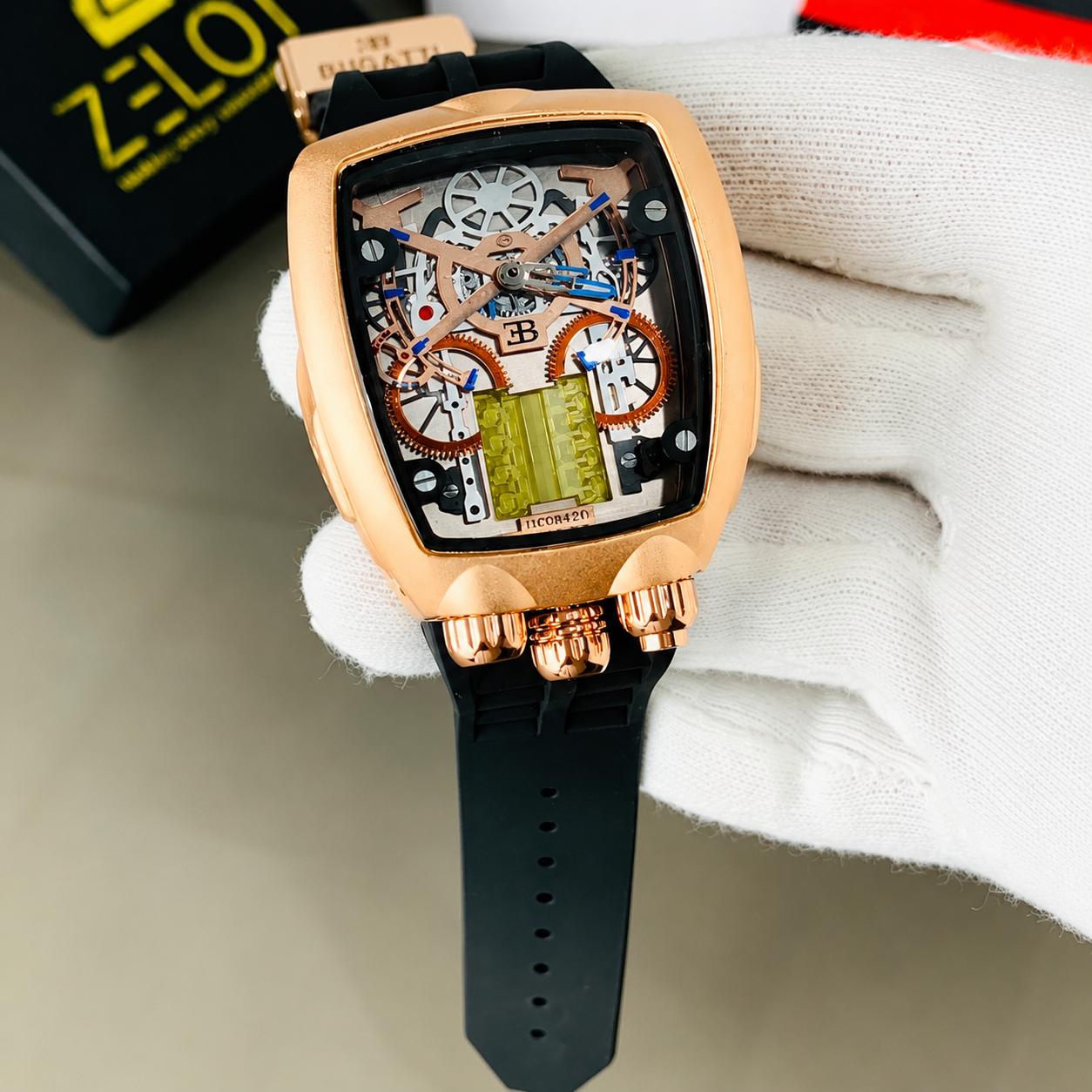 Jacob & Co. x Bugatti Chiron Tourbillon