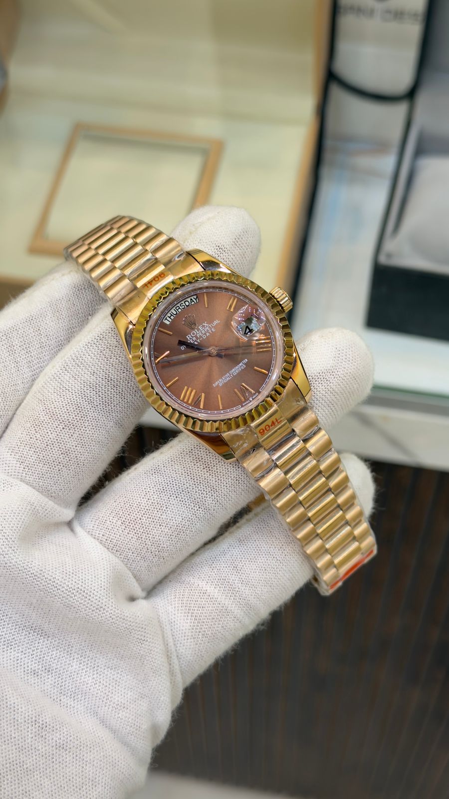 Rolex Day-Date Diamond Bezel & President Bracelet