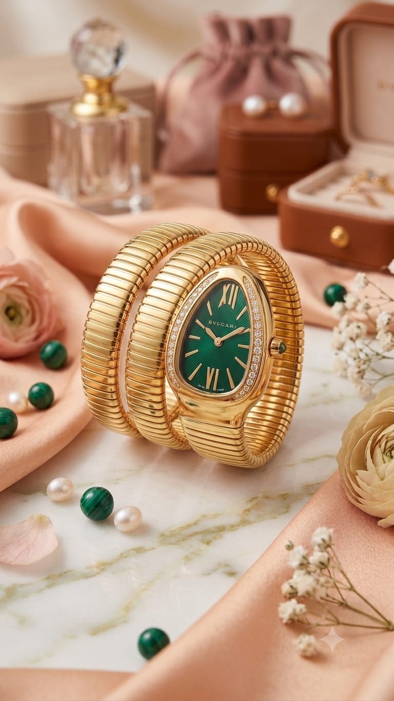 Bvlgari Serpenti Tubogas Rose Gold Watch