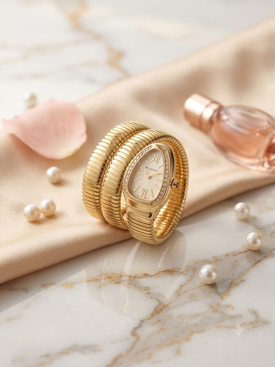 Bvlgari Serpenti Tubogas Rose Gold Watch