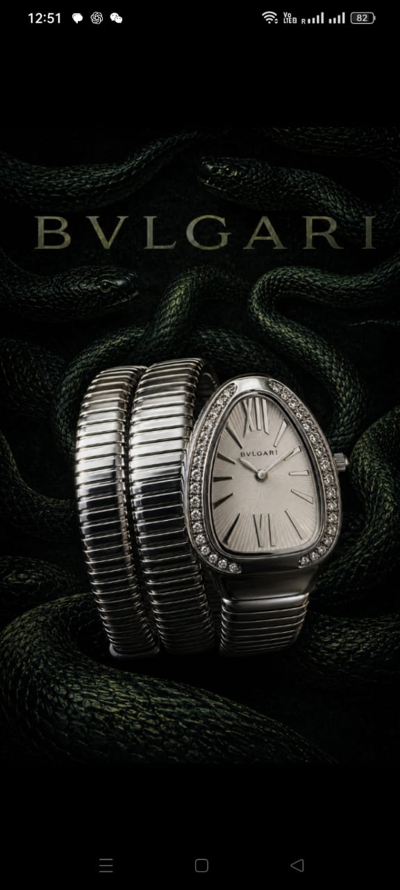Bvlgari Serpenti Tubogas Rose Gold Watch