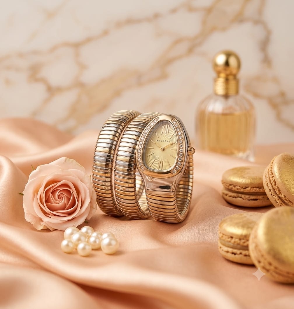 Bvlgari Serpenti Tubogas Rose Gold Watch