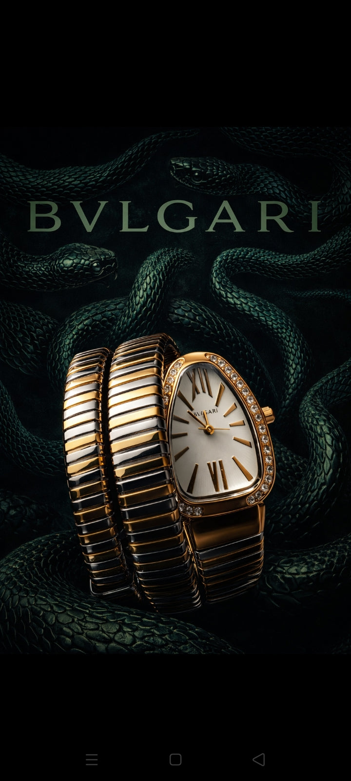 Bvlgari Serpenti Tubogas Rose Gold Watch