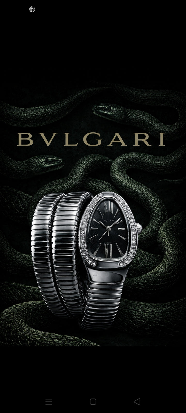 Bvlgari Serpenti Tubogas Rose Gold Watch