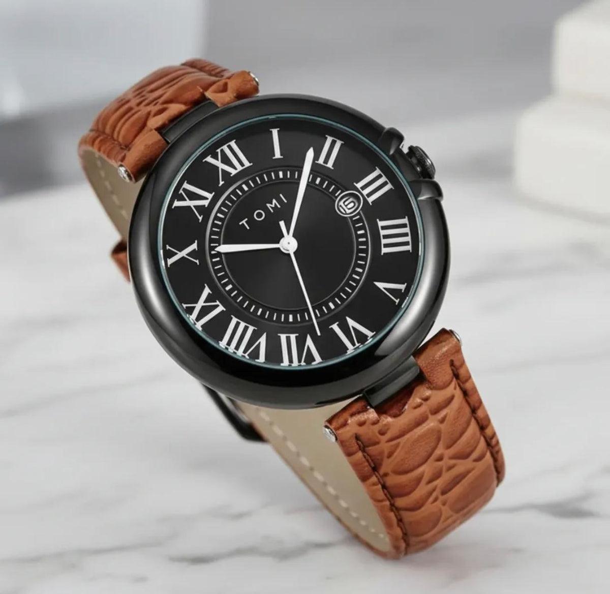 TOMI Classic Roman Numeral Watch –