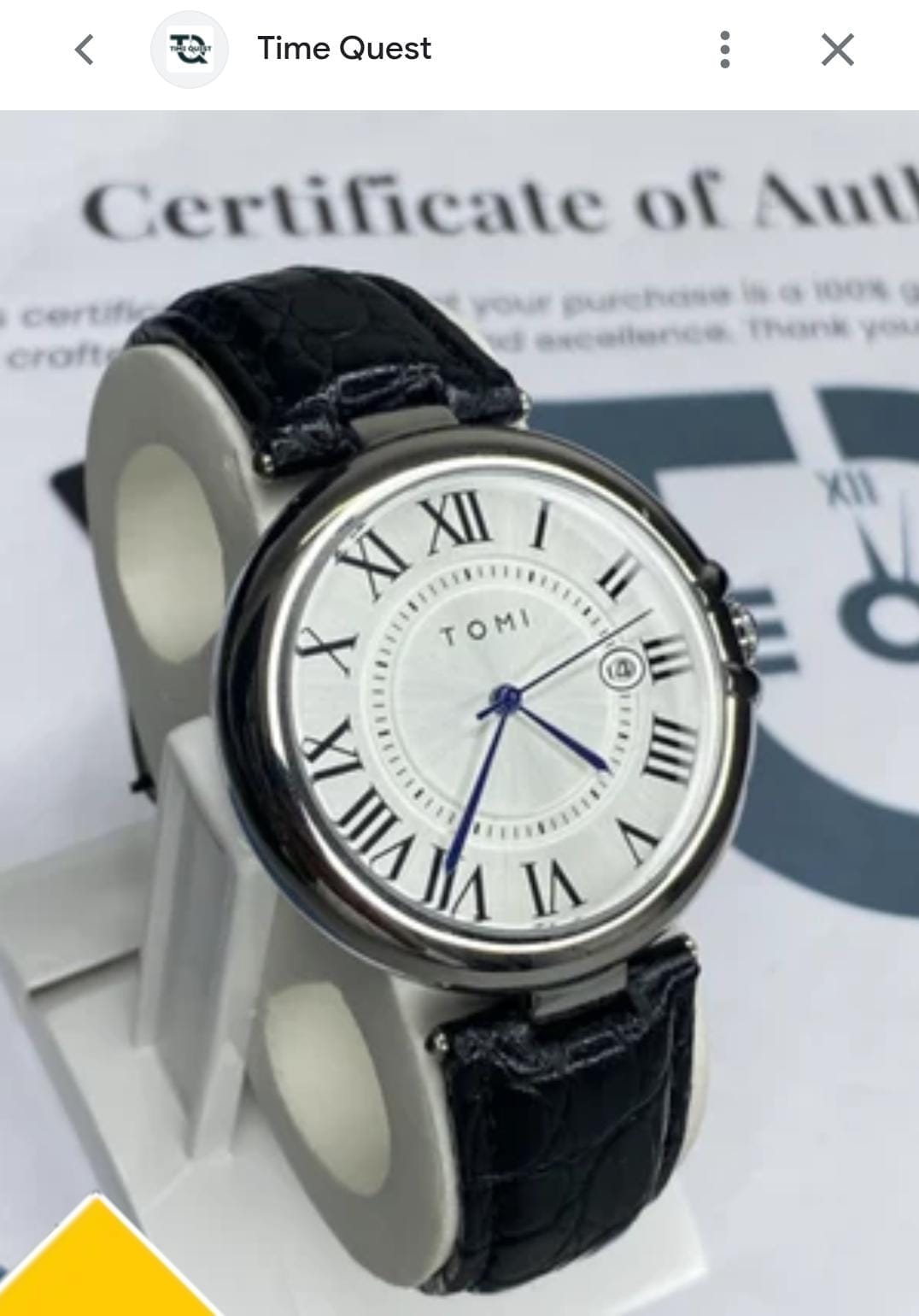 TOMI Classic Roman Numeral Watch –